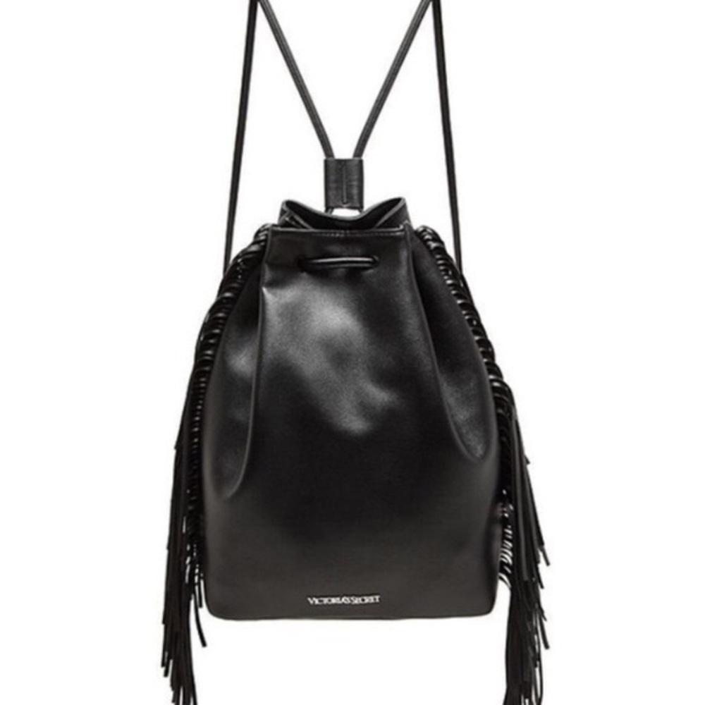NWT - Victorias Secret leather drawstring backpack